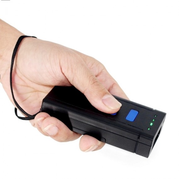 Kieszonkowy mini czytnik kodów kreskowych 2D QR Bluetooth 2.4G kabel USB