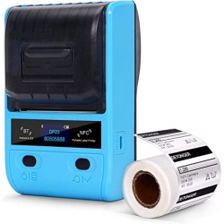 Mini drukarka termiczna do etykiet samoprzylepnych 300DPI Bluetooth NFC OLED